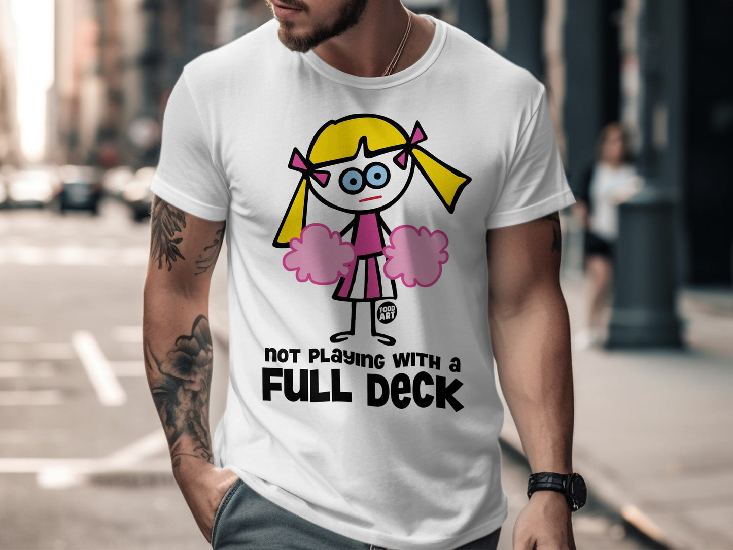Not Playing With A Full Deck Graphic Tee