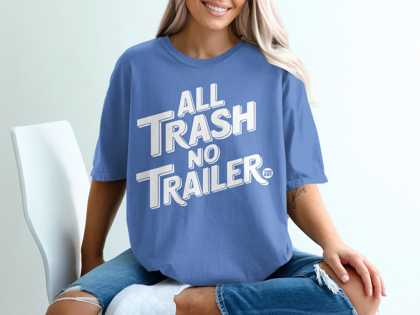 All Trash No Trailer Graphic Tee Shirt