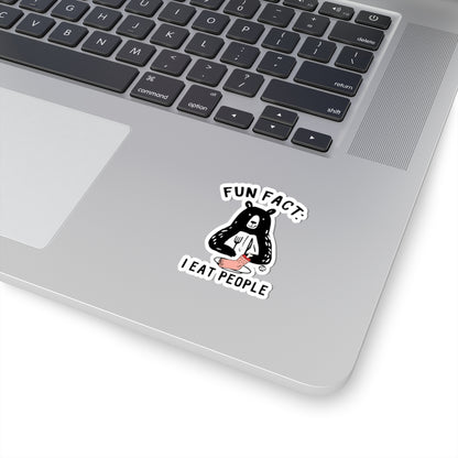 Cannibal BearTodd Art Sticker
