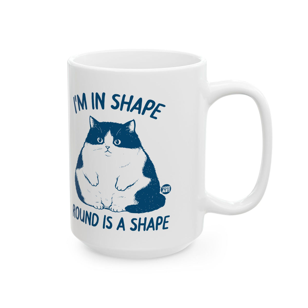 Fitness Cat Todd Art Mug