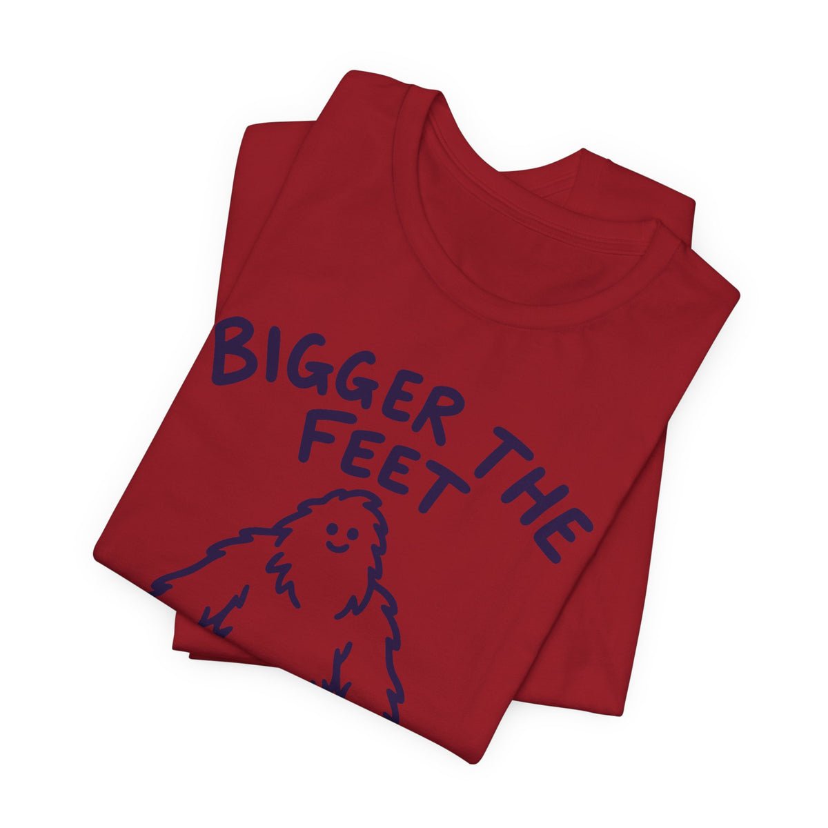 bigger the feet