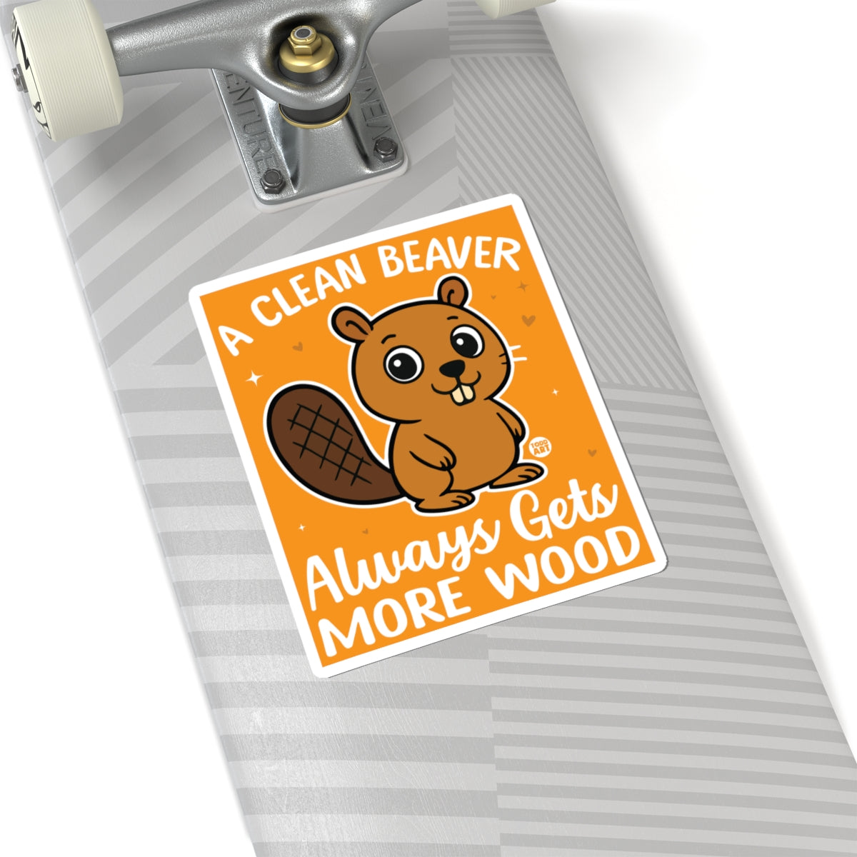 a-clean-beaver-gets-more-wood-sticker
