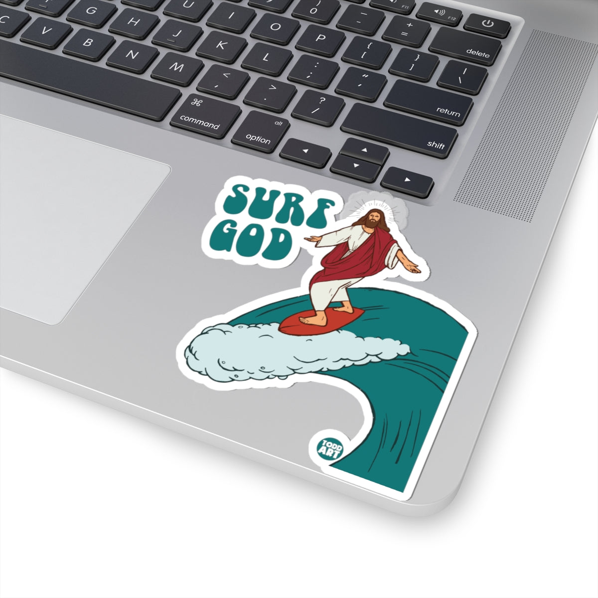 Surf GodTodd Art Sticker