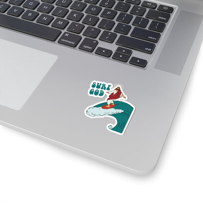 Surf GodTodd Art Sticker