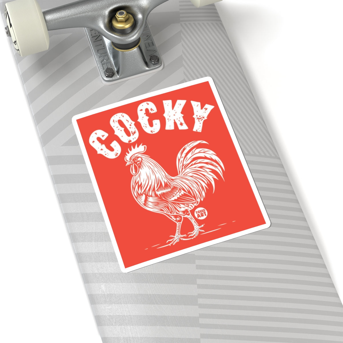 Cock Todd Art Sticker