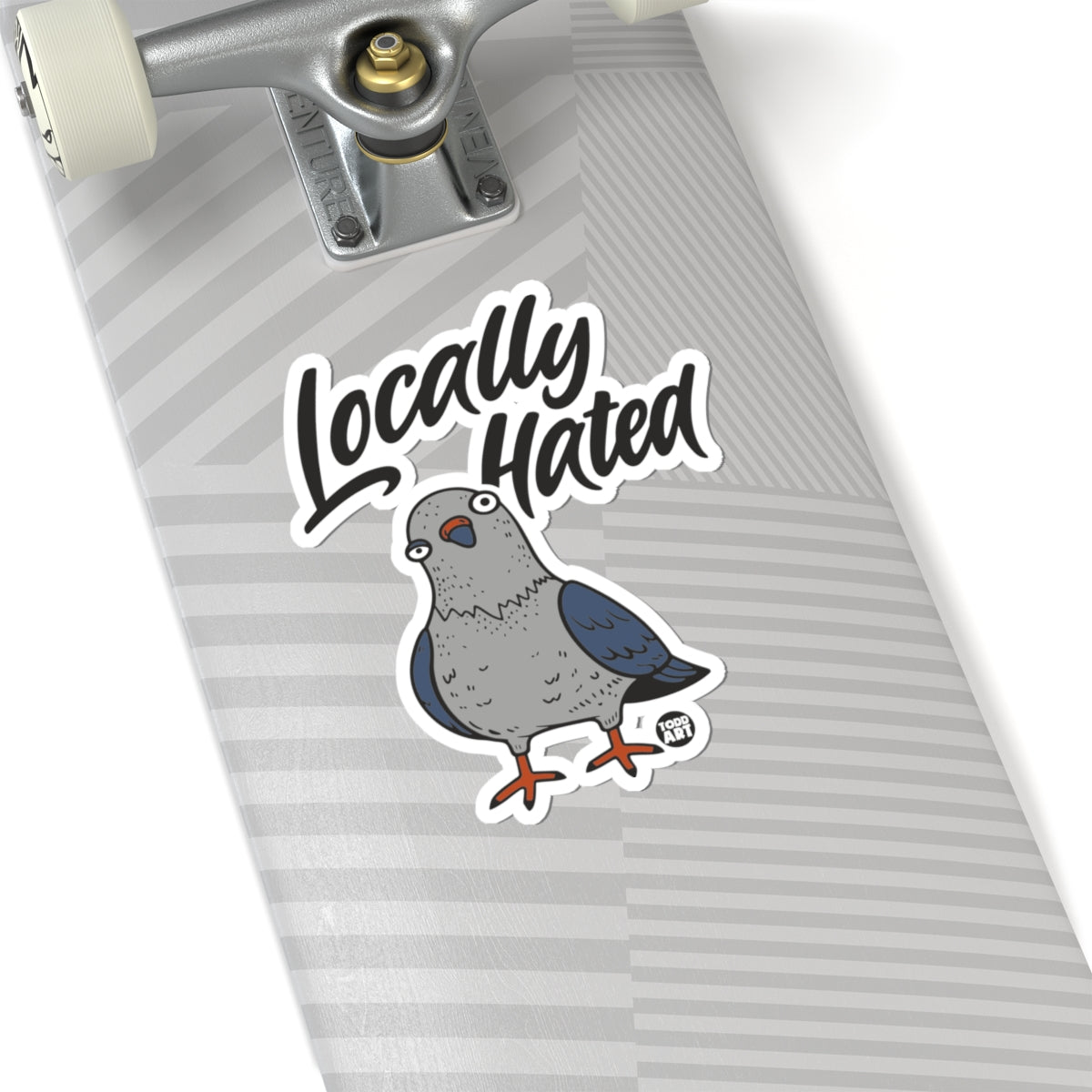Locally HatedTodd Art Sticker