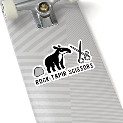 Rock Tapir ScissorsTodd Art Sticker