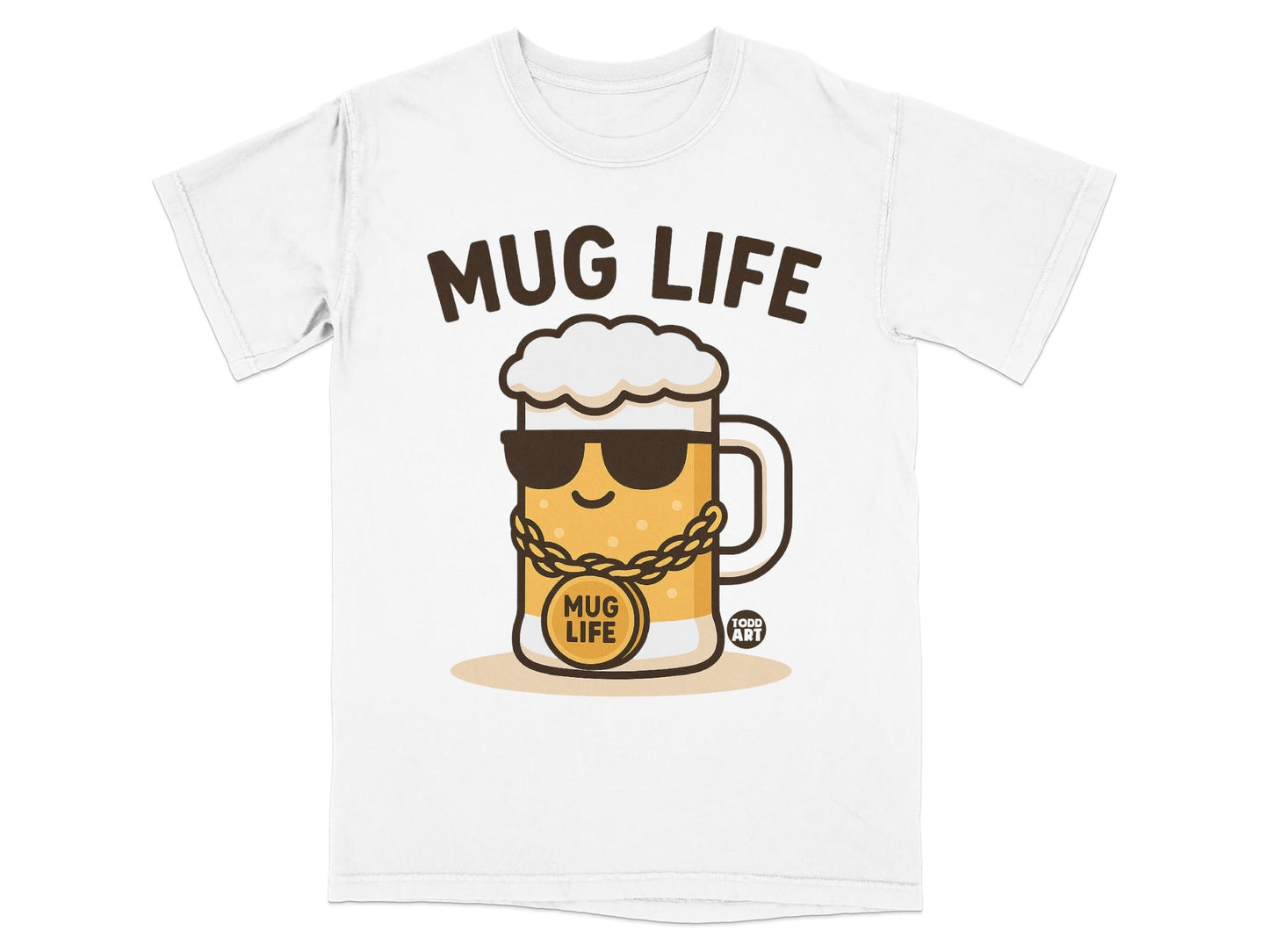Mug Life Funny Beer Graphic T-Shirt