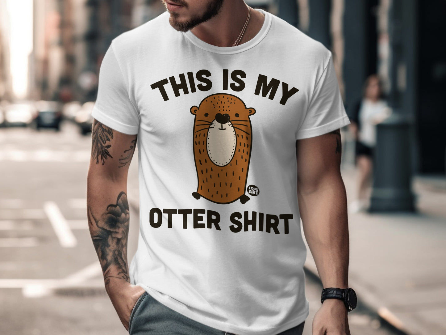 This Is My Otter Shirt Funny Animal Graphic Tee product