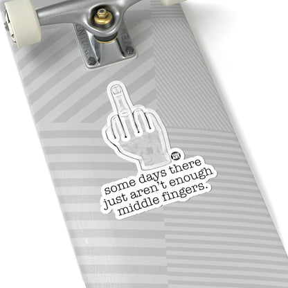 Middle FingerTodd Art Sticker