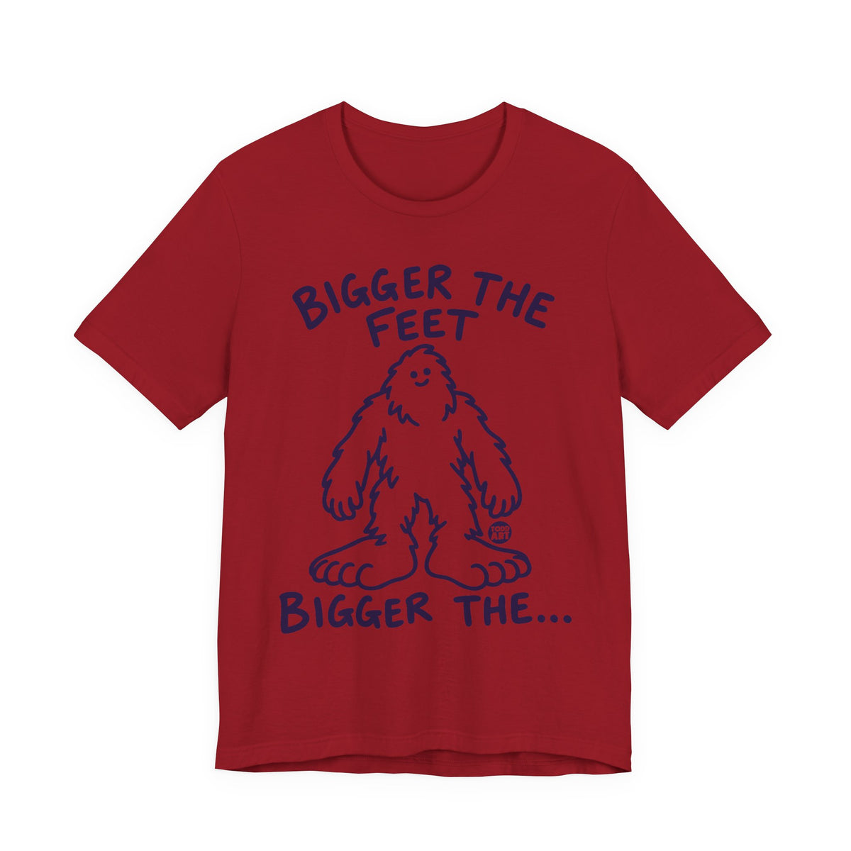 bigger the feet