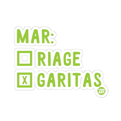 Marriage GuaranteesTodd Art Sticker