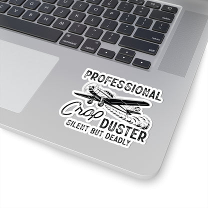 Crop DusterTodd Art Sticker