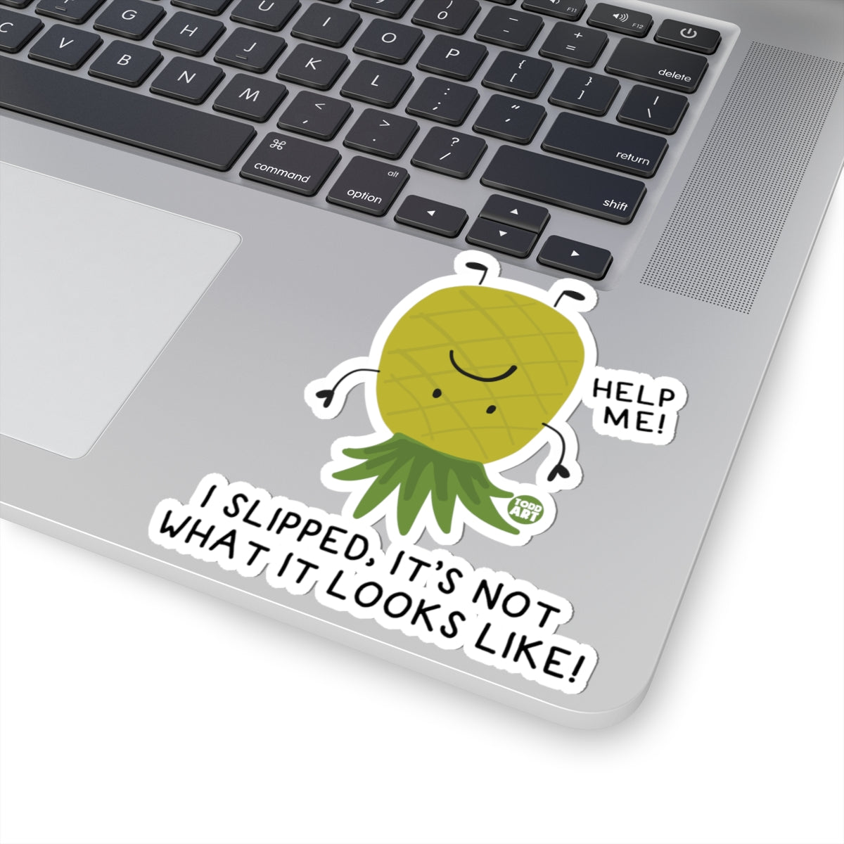Pineapple SlipTodd Art Sticker