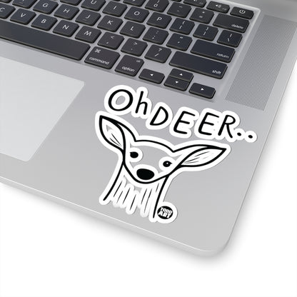 Oh DeerTodd Art Sticker