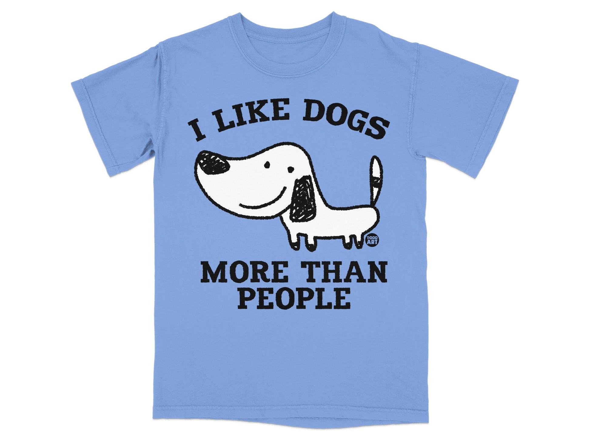 I Like Dogs More Than People Funny Dog Lover T-Shirt