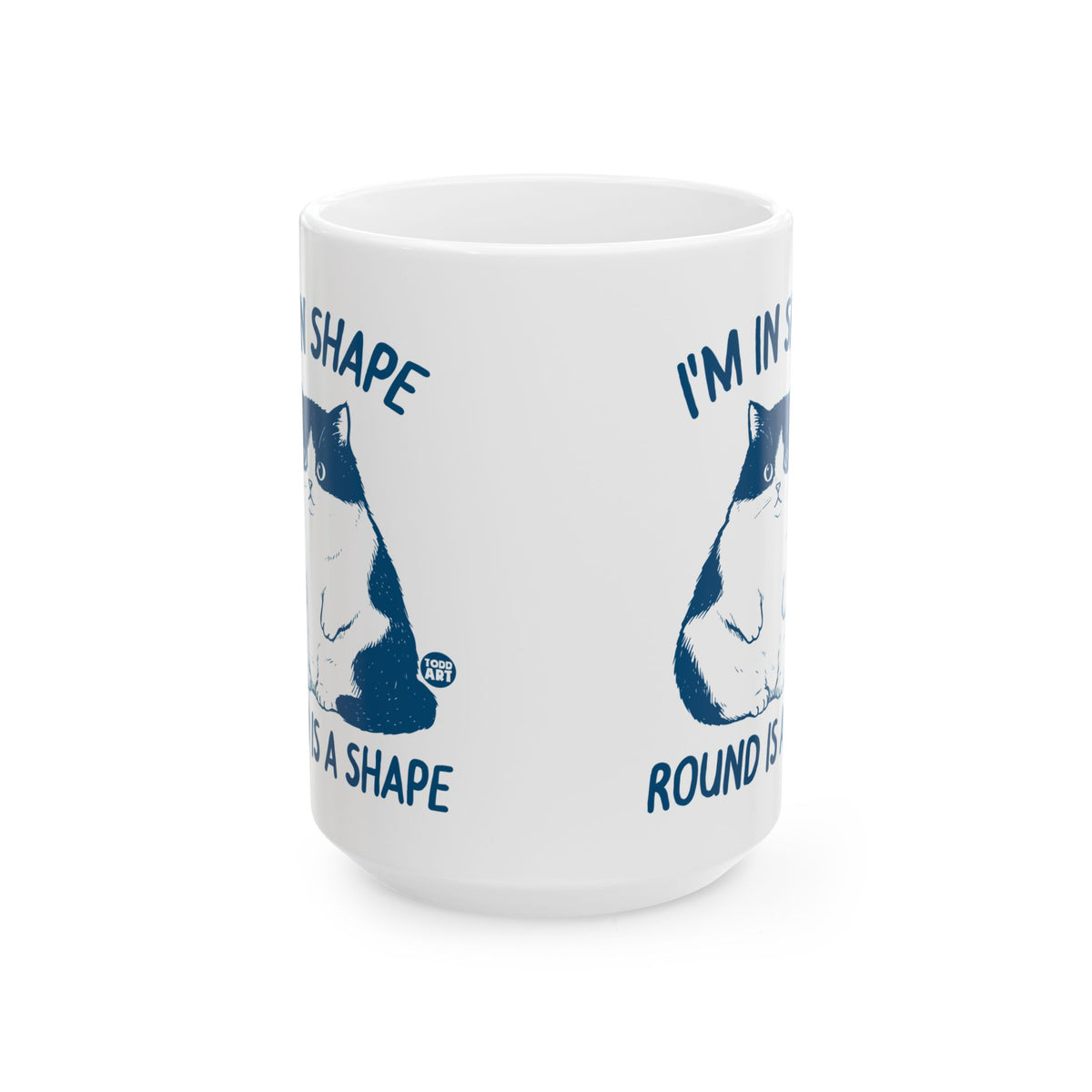 Fitness Cat Todd Art Mug