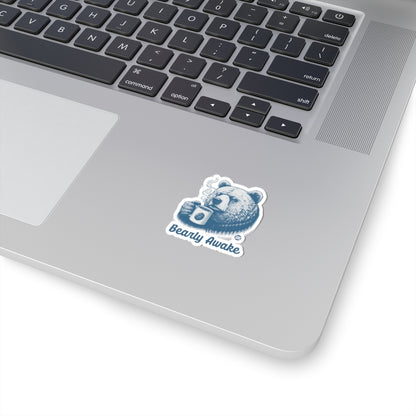 Bearly Awake Todd Art Sticker