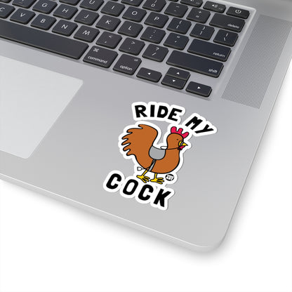 Ride My CockTodd Art Sticker