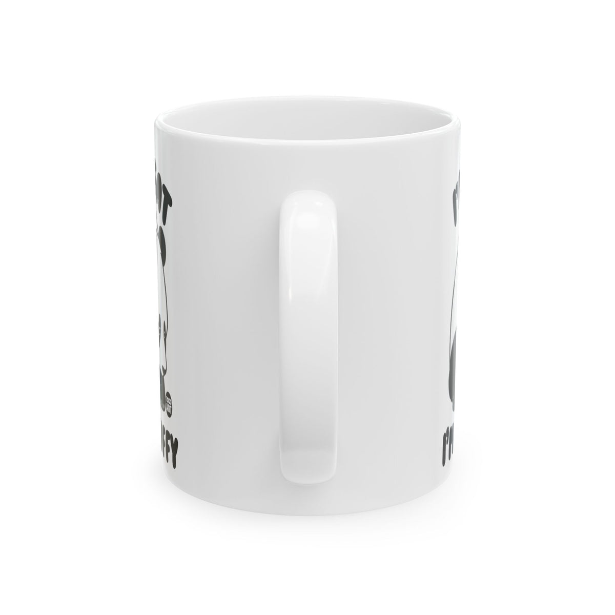 Not Fat Just Fluffy Todd Art Mug