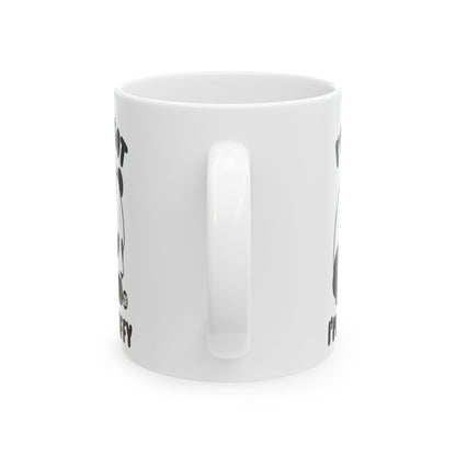 Not Fat Just Fluffy Todd Art Mug