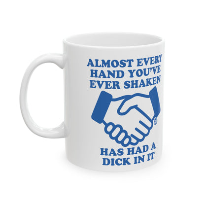 Shaken Hands Todd Art Mug