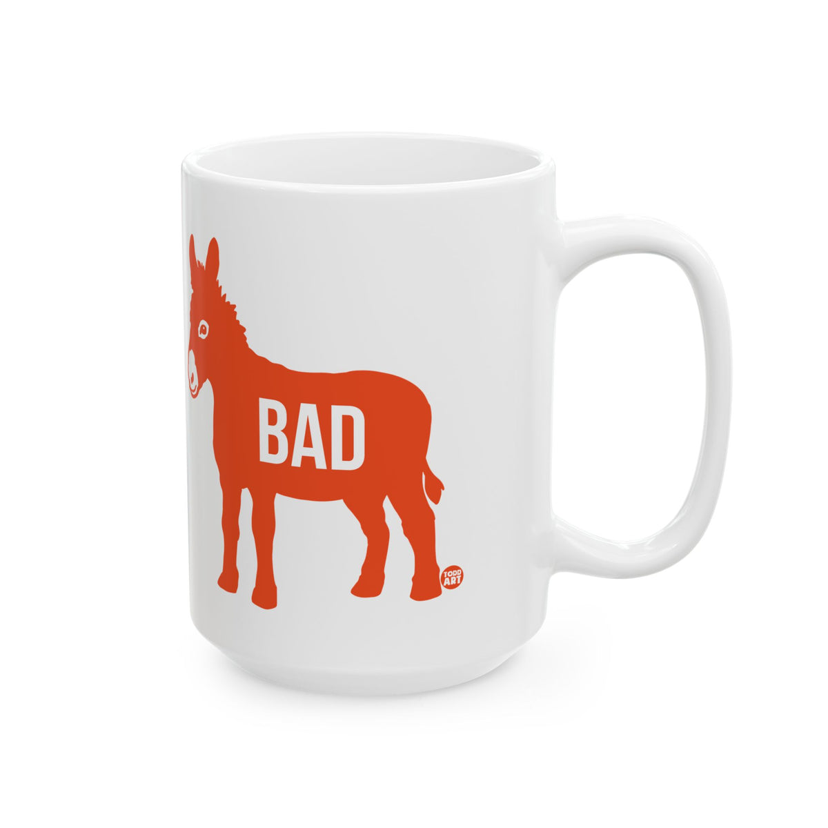 Bad Ass Donkey Todd Art Mug