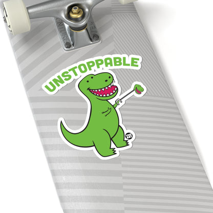 Unstoppable DinosaurTodd Art Sticker