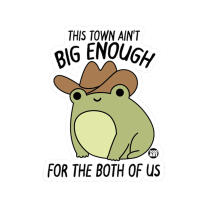 Cowboy Frog AdventureTodd Art Sticker