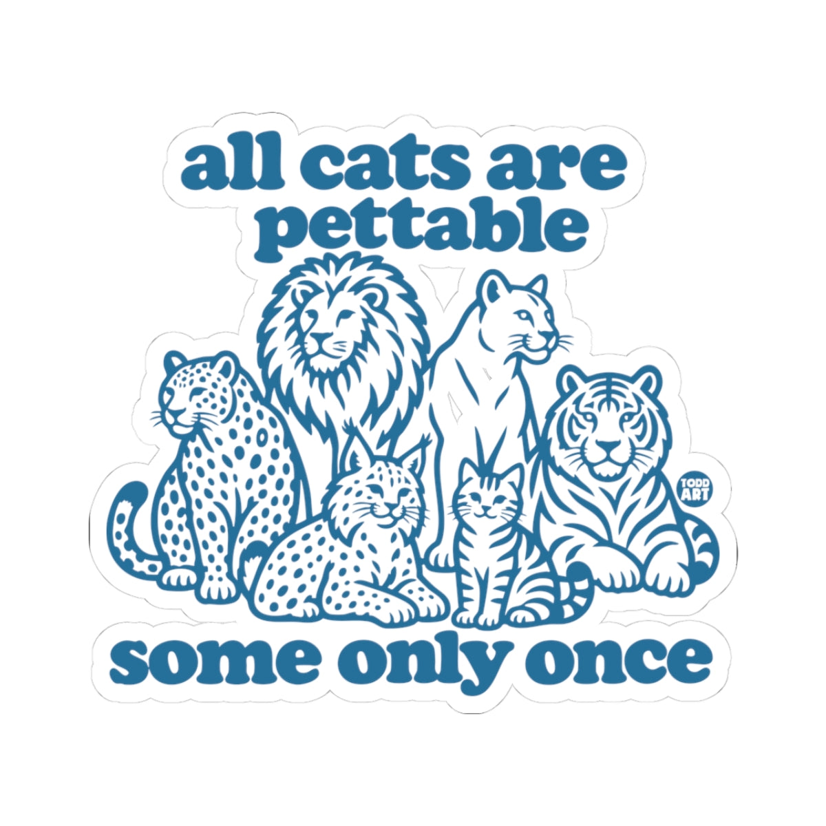 all cats pettable