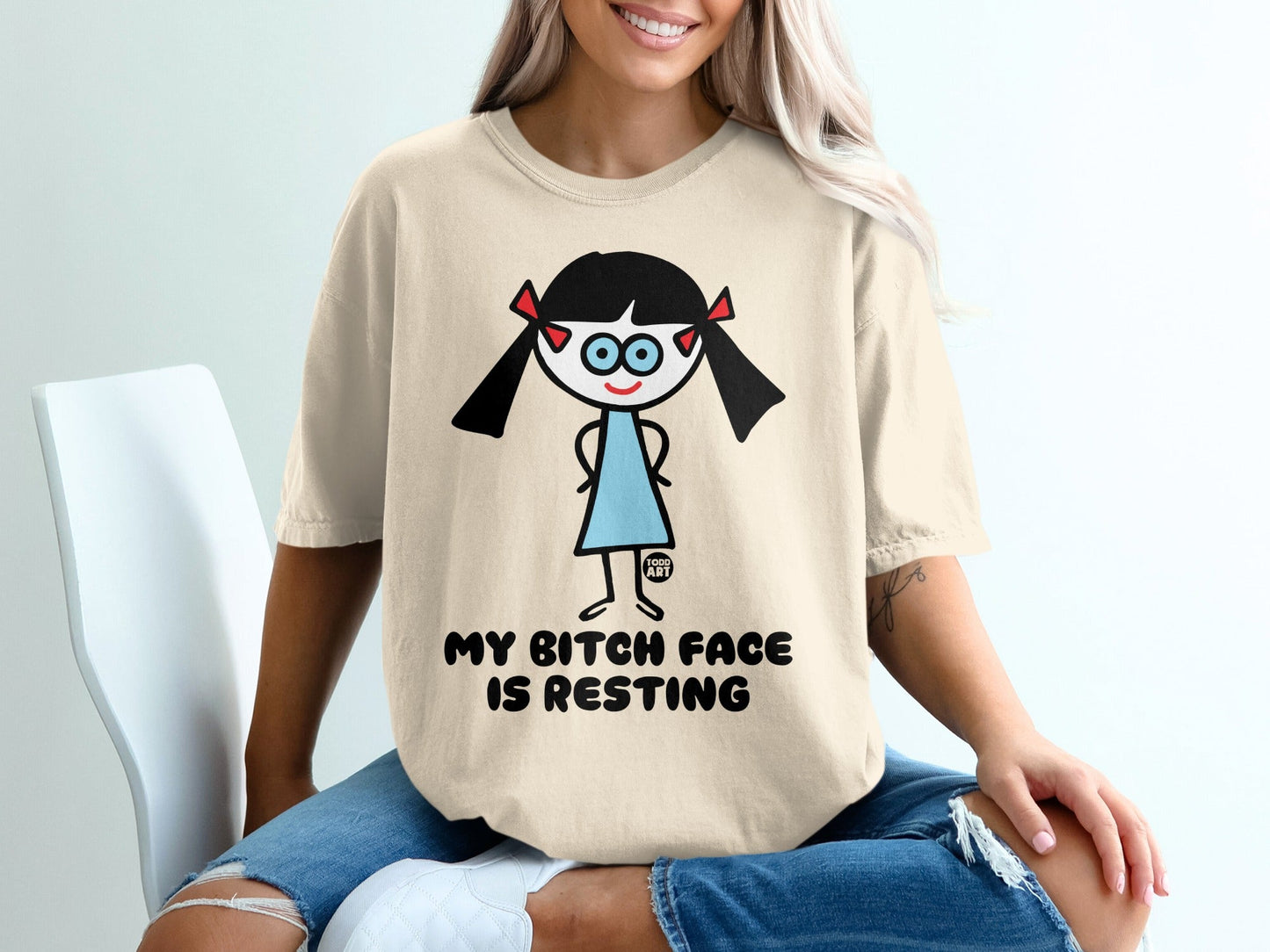 My Bitch Face Is Resting Graphic Tee Shirt