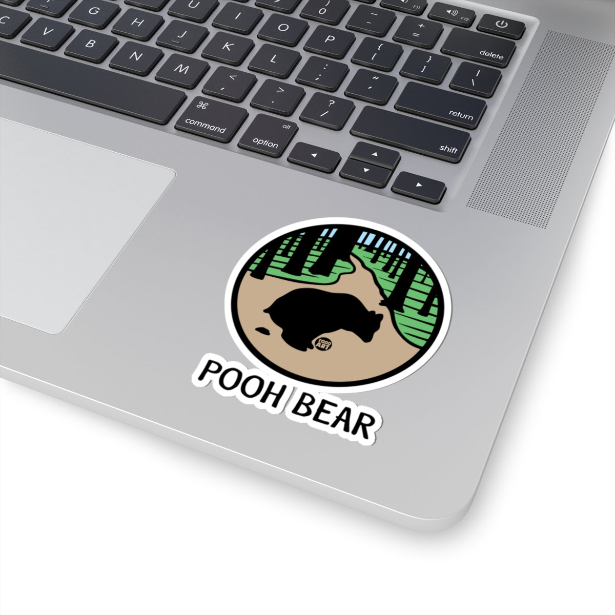 Pooh BearTodd Art Sticker
