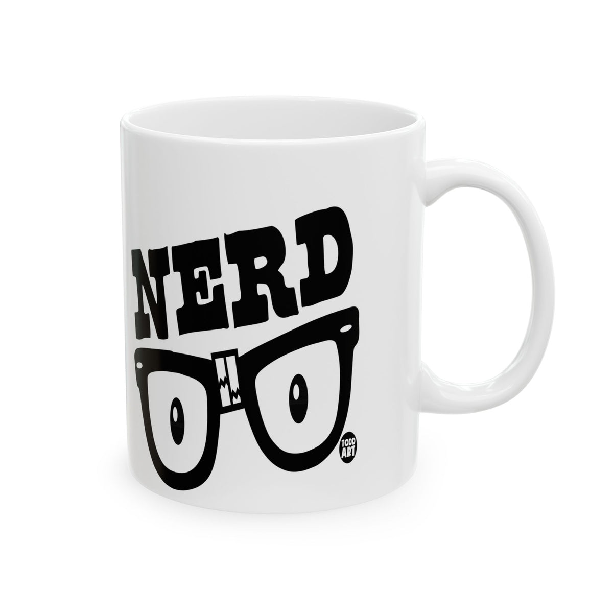 Nerdy Vision Todd Art Mug