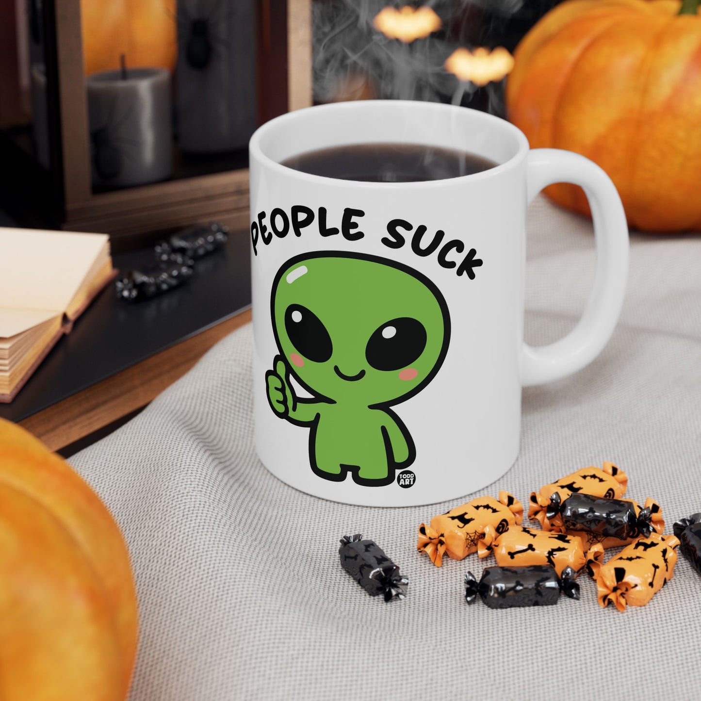 People Suck Alien Mug
