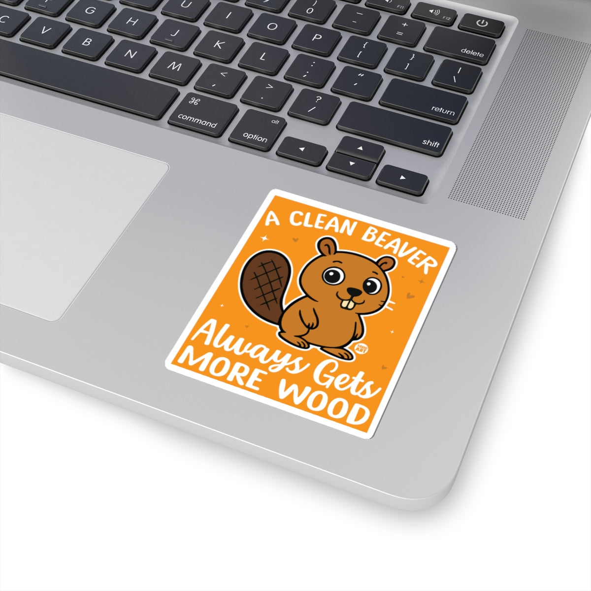 a-clean-beaver-gets-more-wood-sticker
