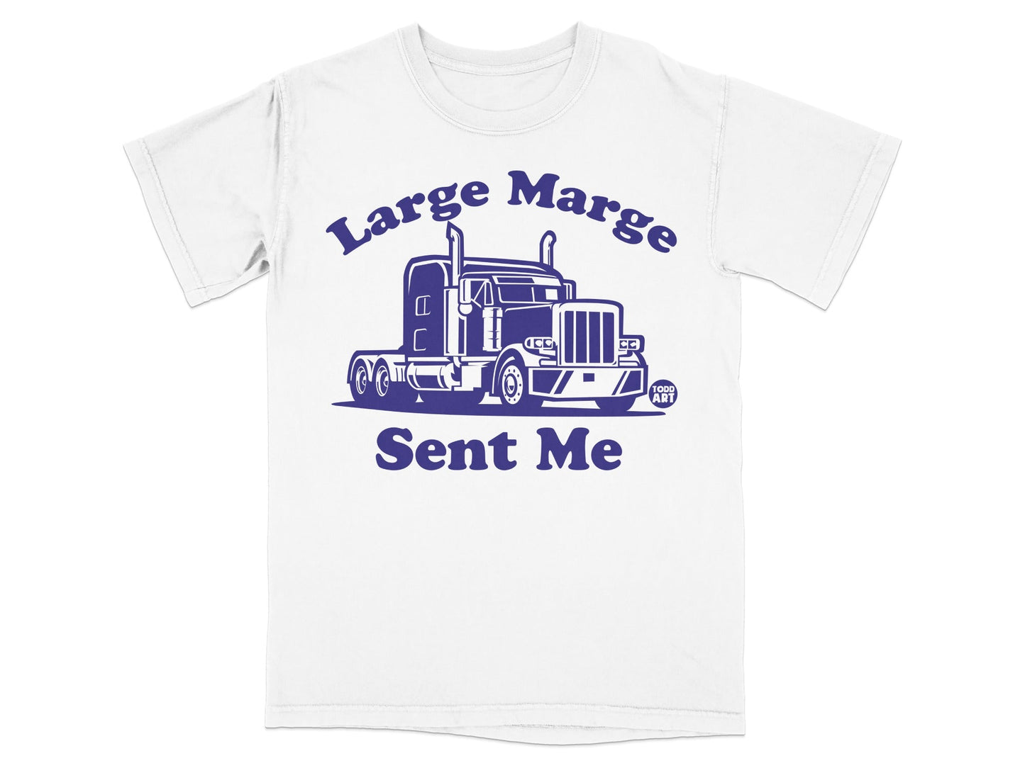 Large Marge Sent Me Truck Graphic T-Shirt