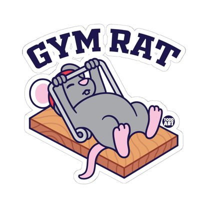 Workout MouseTodd Art Sticker