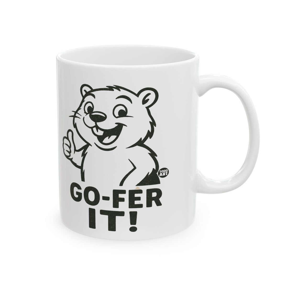 Motivational Creature Todd Art Mug