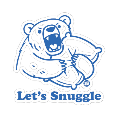 Let's SnuggleTodd Art Sticker