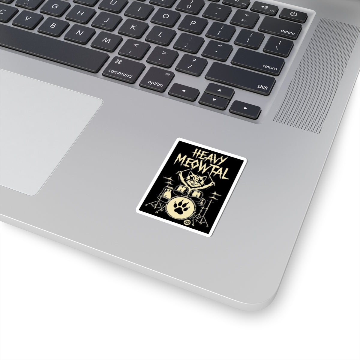 Drum CatTodd Art Sticker