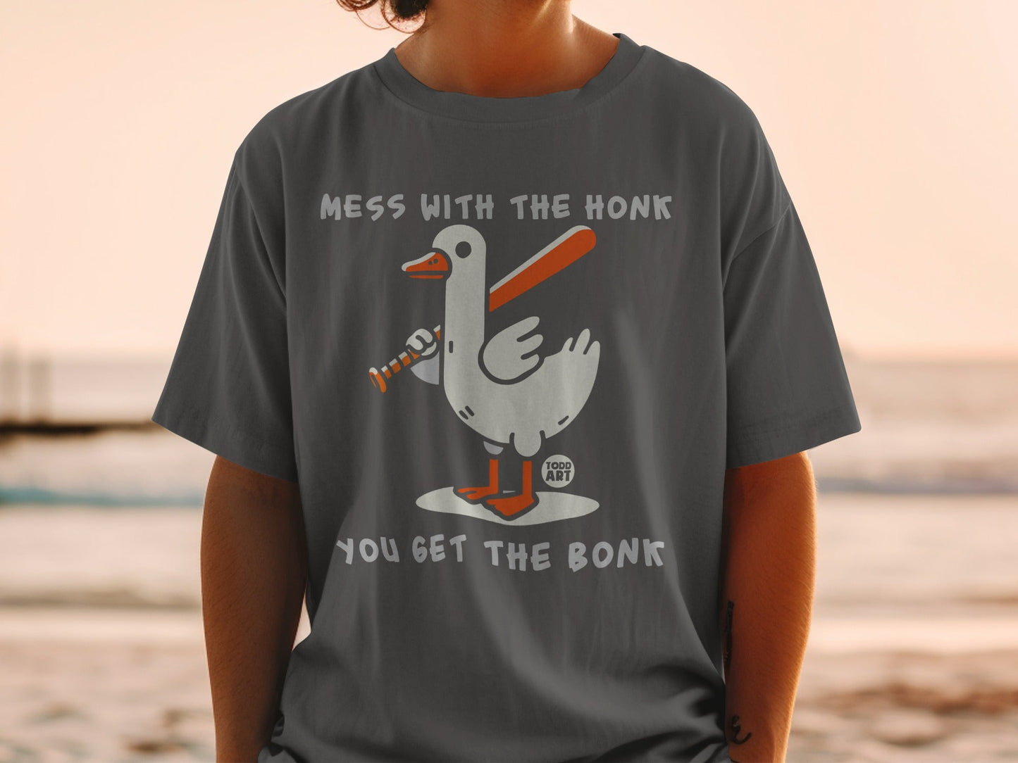 Mess With The Honk You Get The Bonk Graphic Shirt