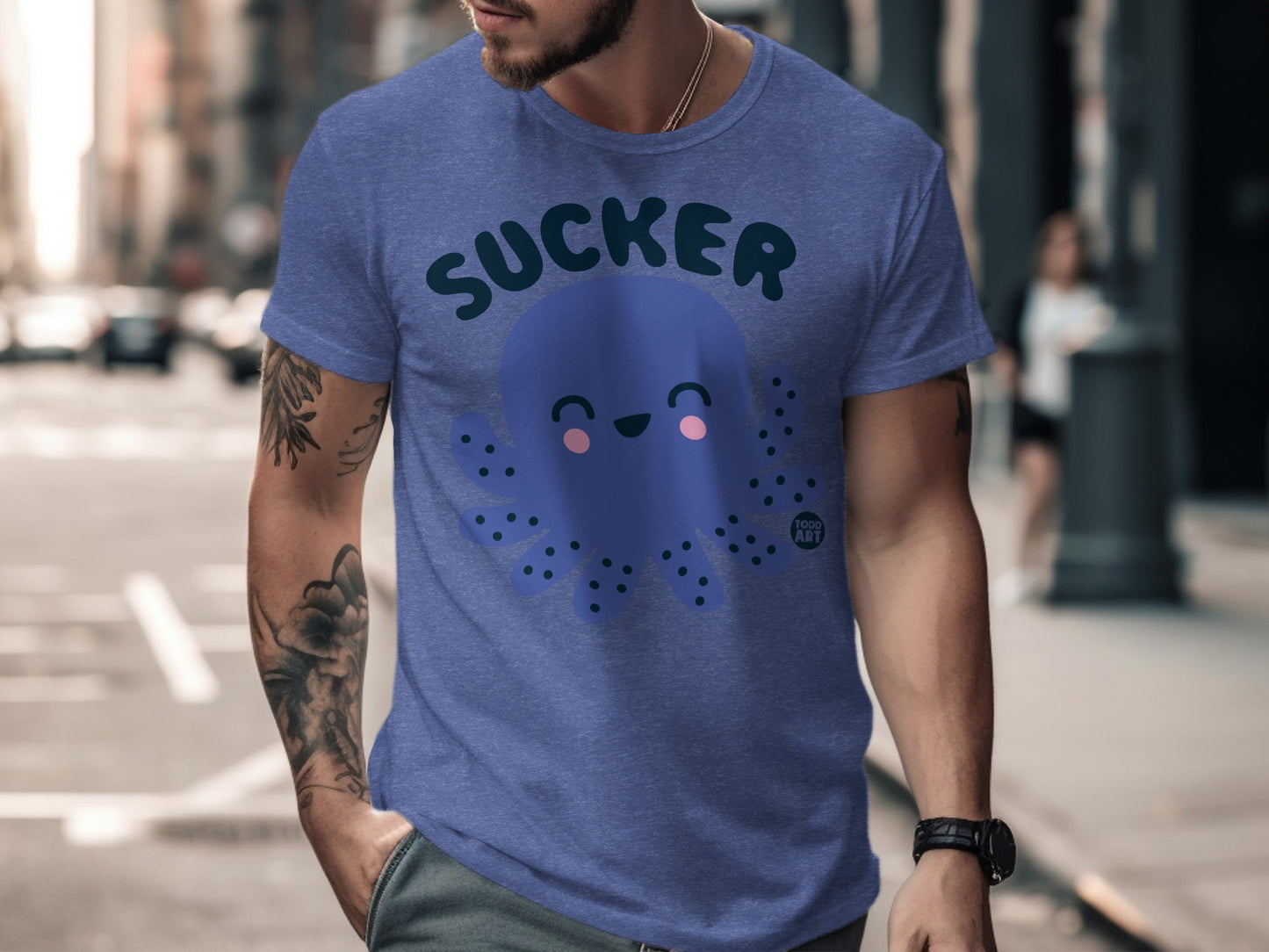 Sucker Cute Octopus Graphic Tee for Stylish product type