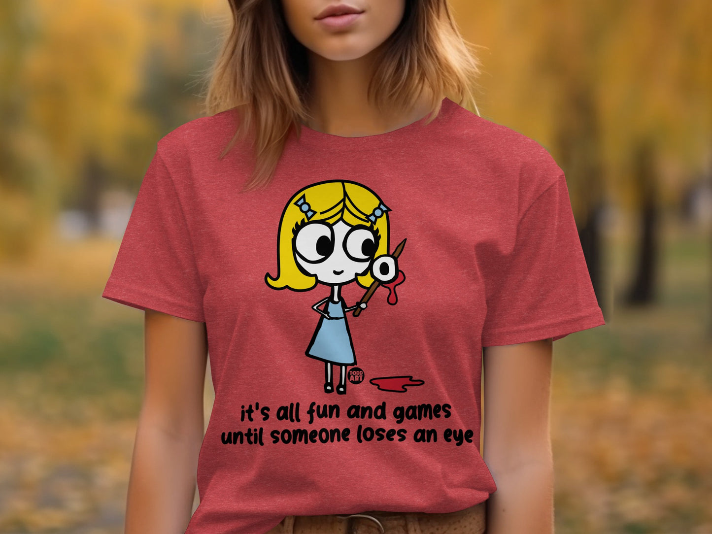 Cartoon Character Funny Printed T-Shirt for Casual Wear