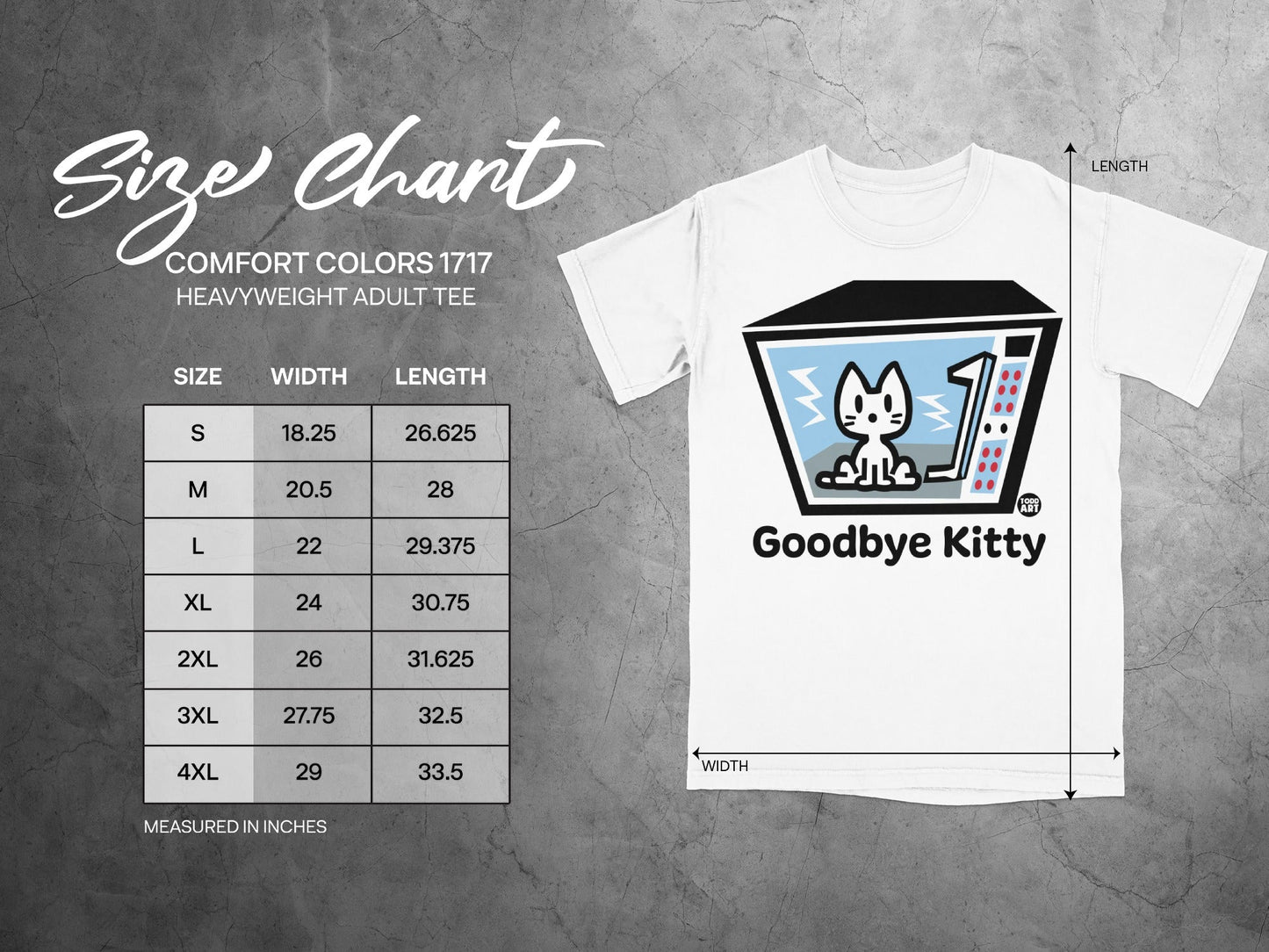 Goodbye Kitty Graphic Goodbye Kitty T-Shirt for All Sizes