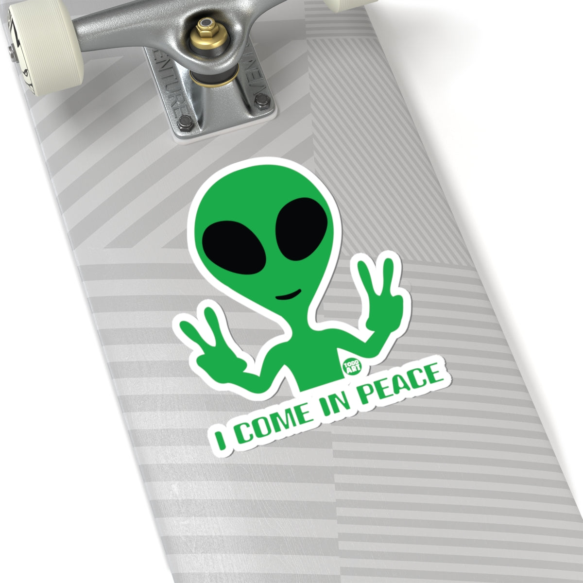 Friendly ExtraterrestrialTodd Art Sticker