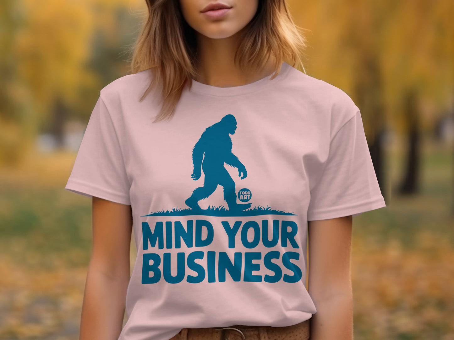 Mind Your Business Sasquatch Graphic Shirt