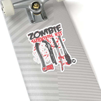 Zombie Survival KitTodd Art Sticker