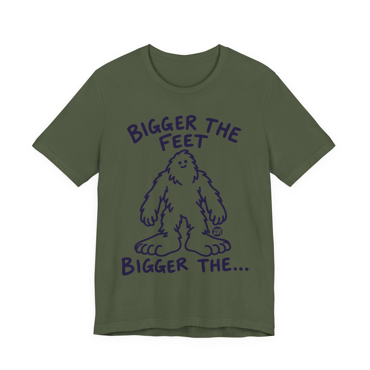 bigger the feet