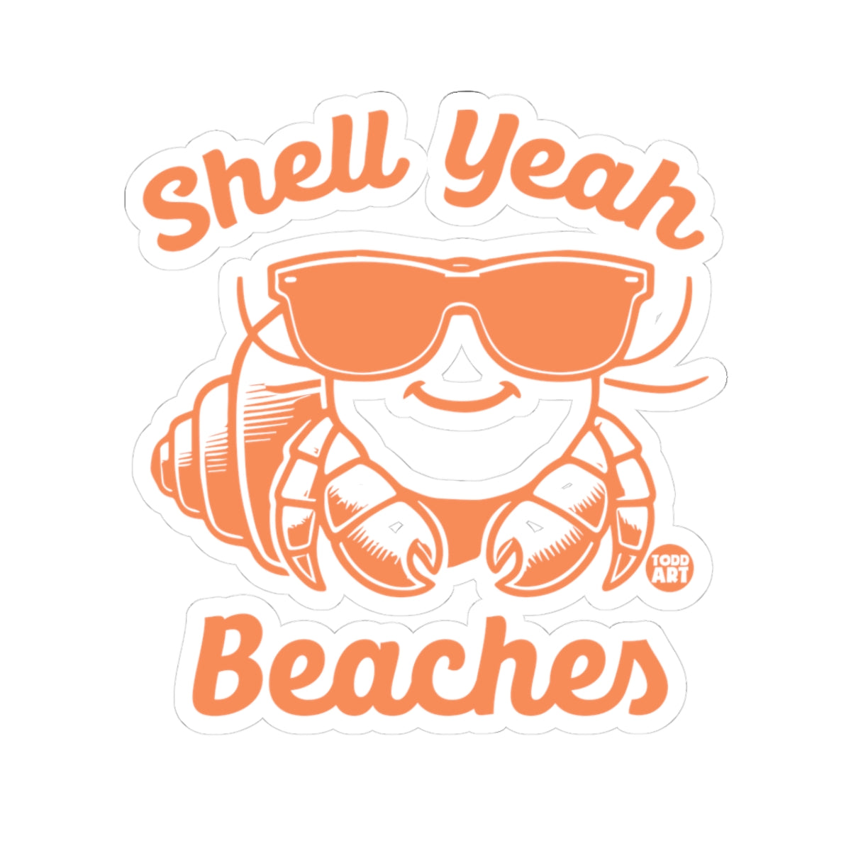 BeachesTodd Art Sticker