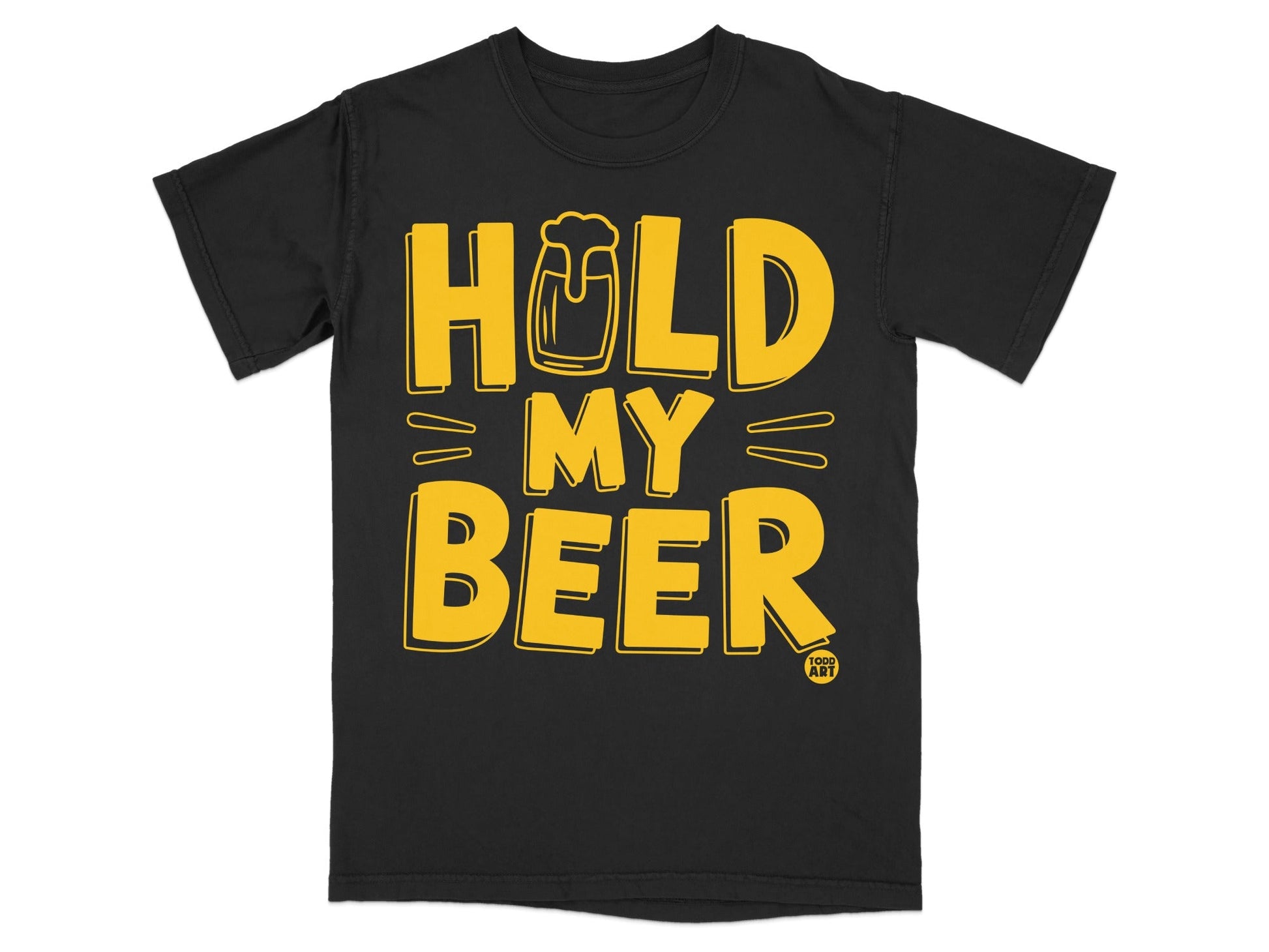 Hold My Beer Graphic Novelty Casual Tee Shirt